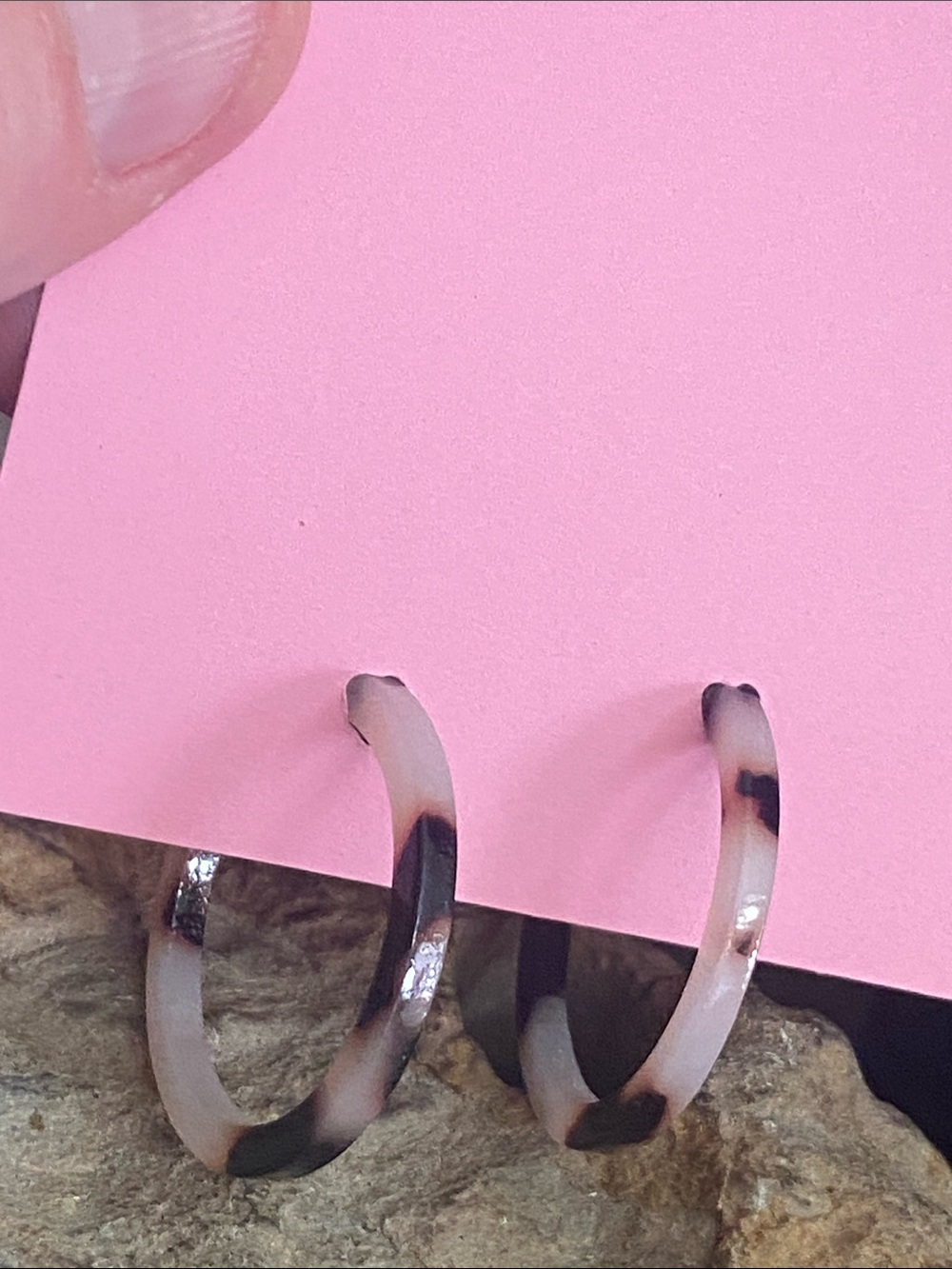 5/$10❤️❤️❤️NEW Acrylic Hoop Stud Earrings
